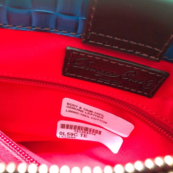 NWOT Dooney & Bourke Blue Leather Tote - Picture 15 of 16